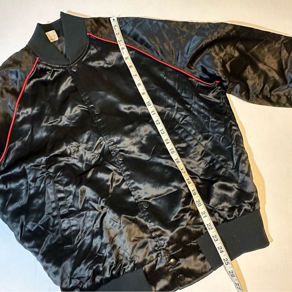 Vtg 80s John Lennon Imagine Embroidered satin jacket - Picture 4 of 7